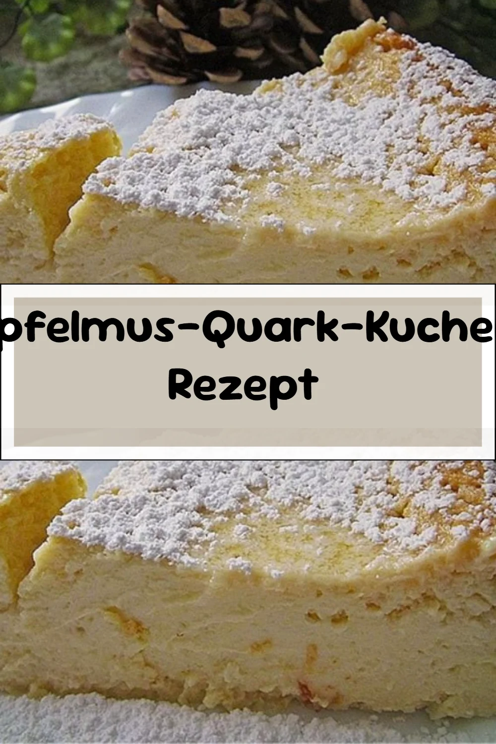 Apfelmus-Quark-Kuchen Rezept