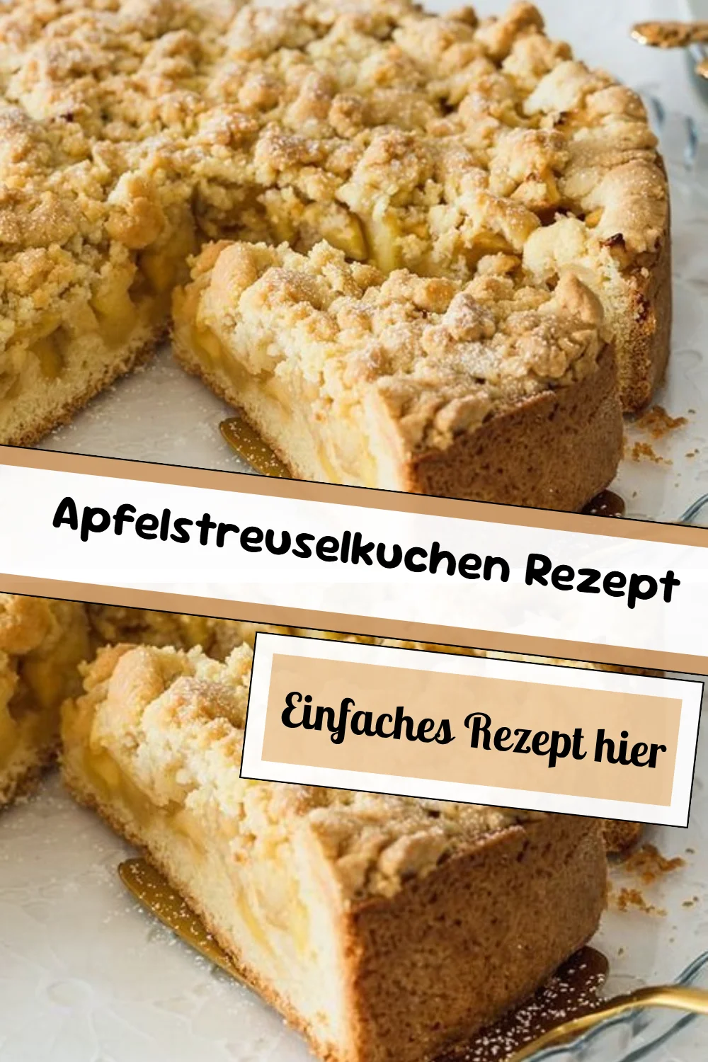 Apfelstreuselkuchen Rezept