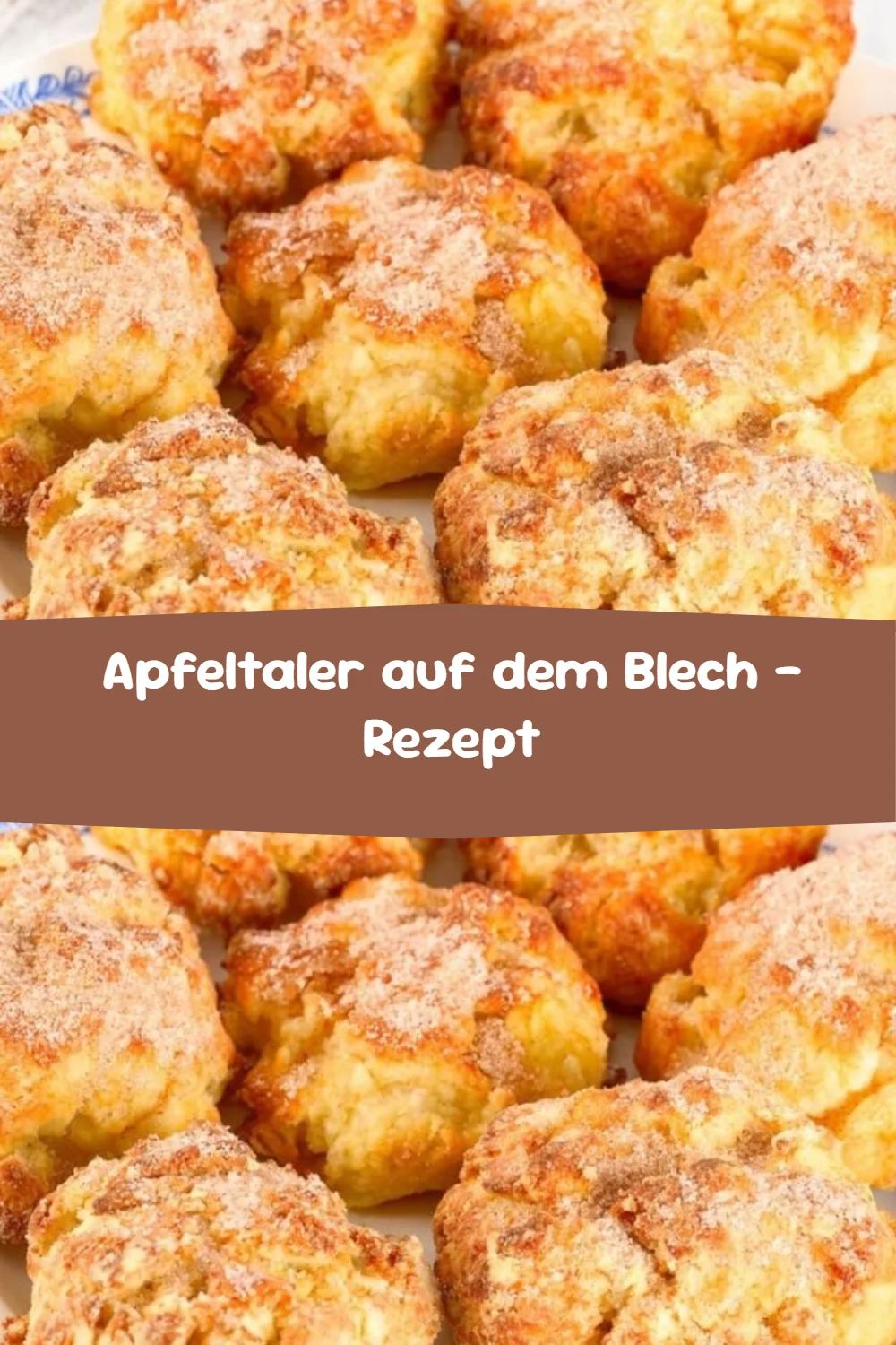 Apfeltaler auf dem Blech – Rezept