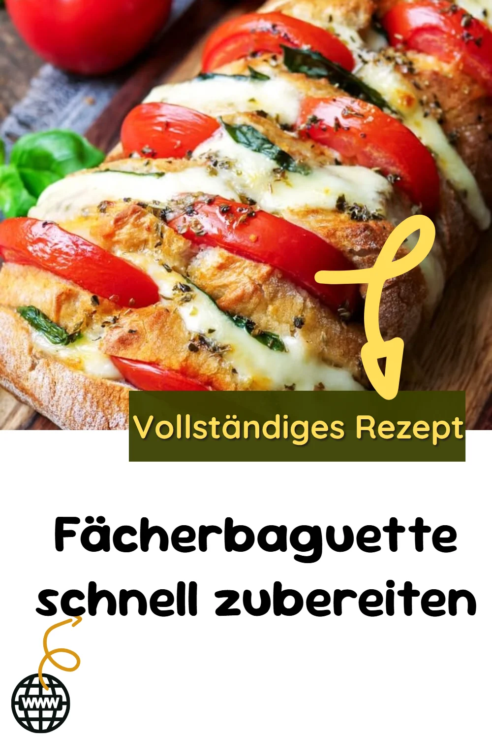 Fächerbaguette schnell zubereiten