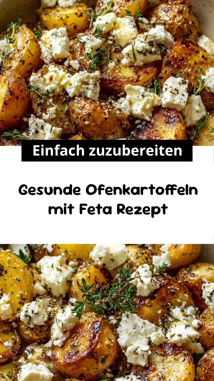 Gesunde Ofenkartoffeln mit Feta Rezept