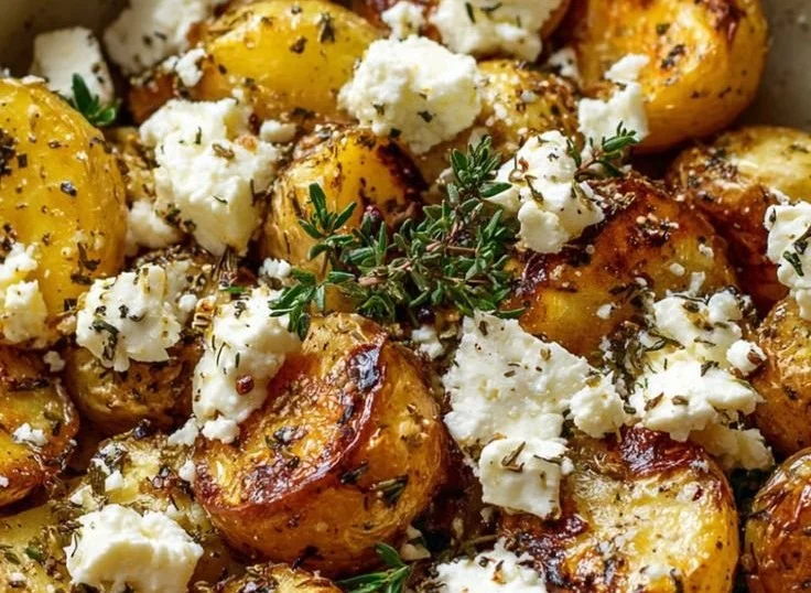 Gesunde Ofenkartoffeln mit Feta
