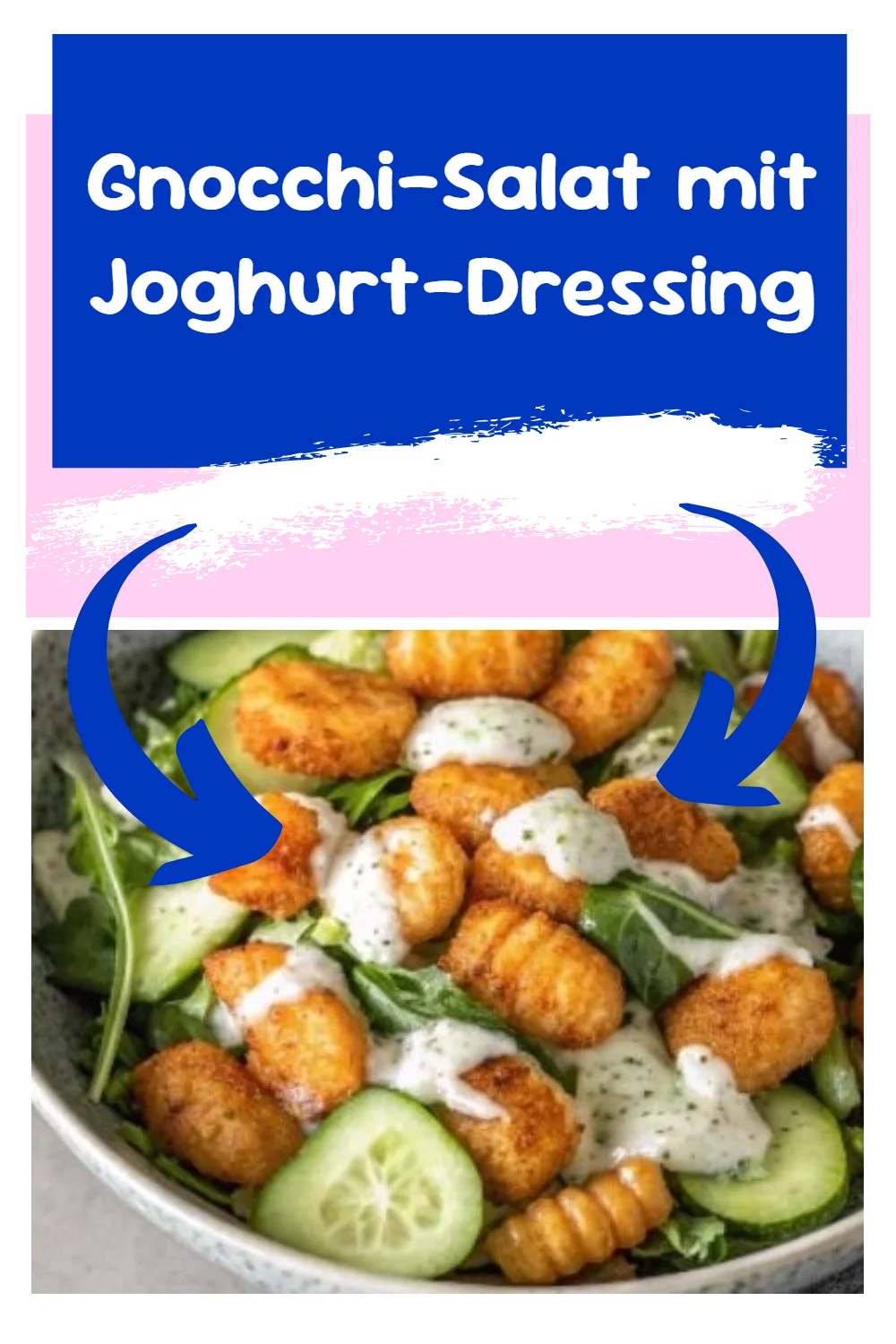 Gnocchi-Salat mit Joghurt-Dressing