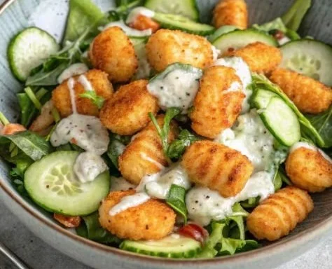 Gnocchi-Salat mit Joghurt-Dressing