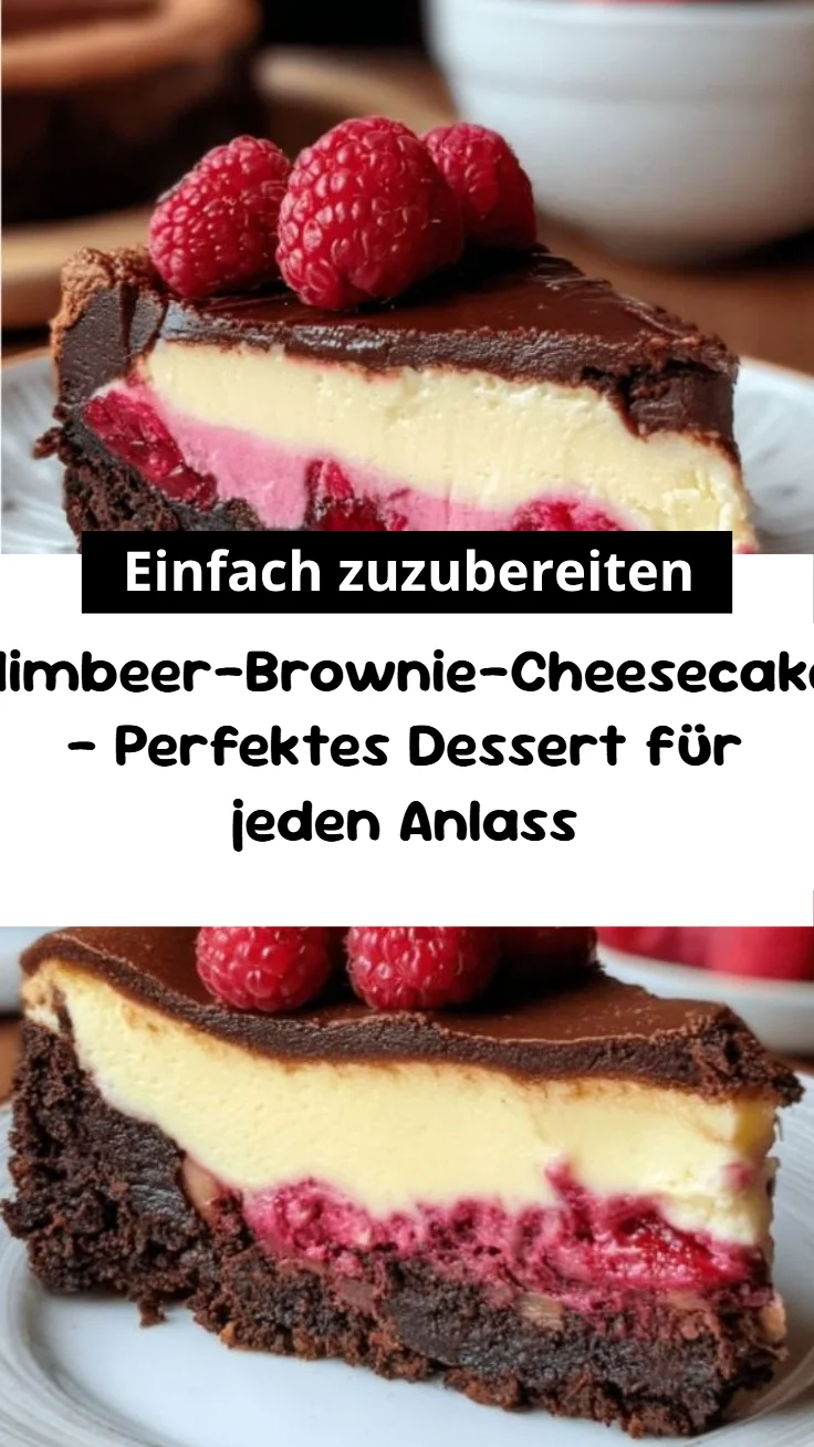 Himbeer-Brownie-Cheesecake – Perfektes Dessert für jeden Anlass