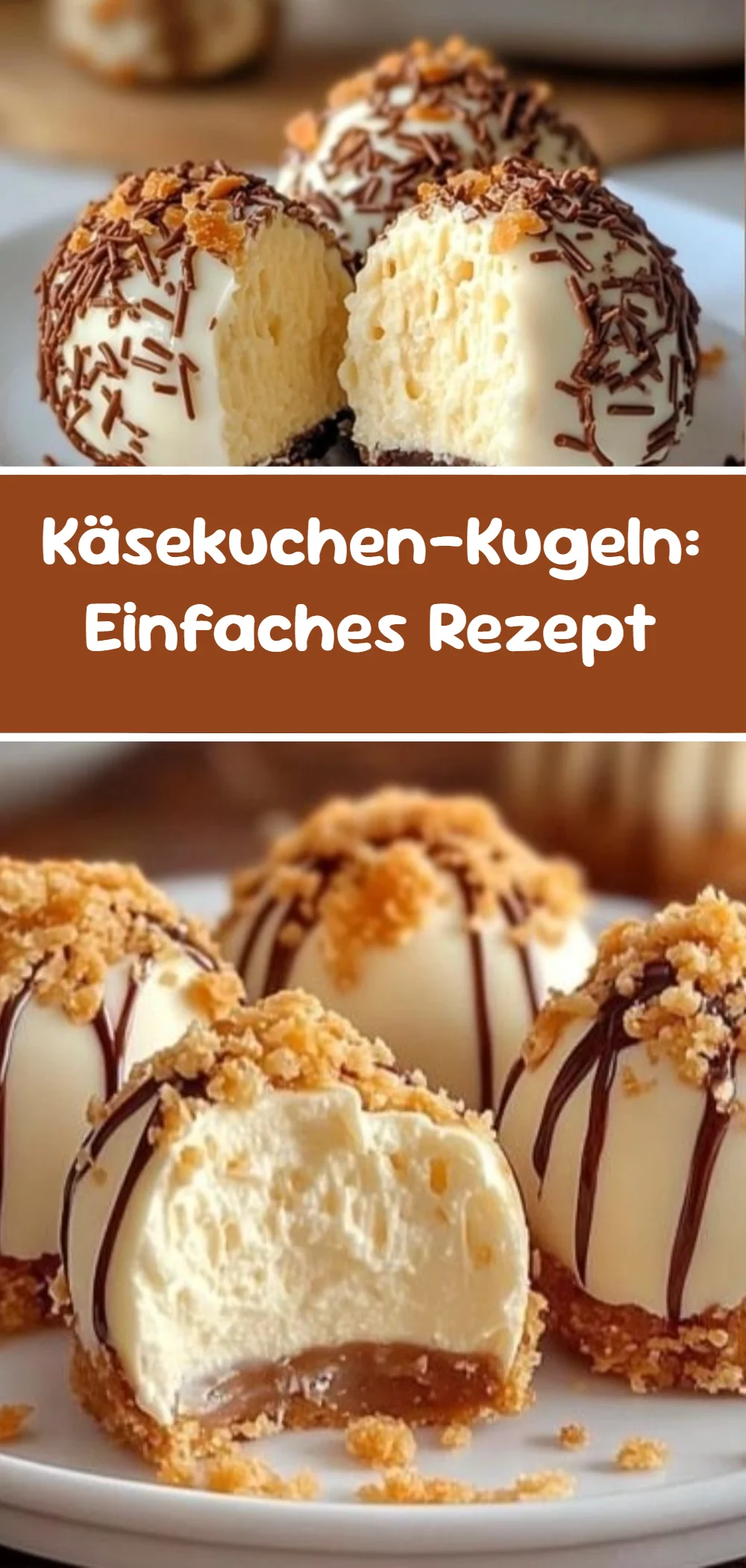 Käsekuchen-Kugeln: Einfaches Rezept