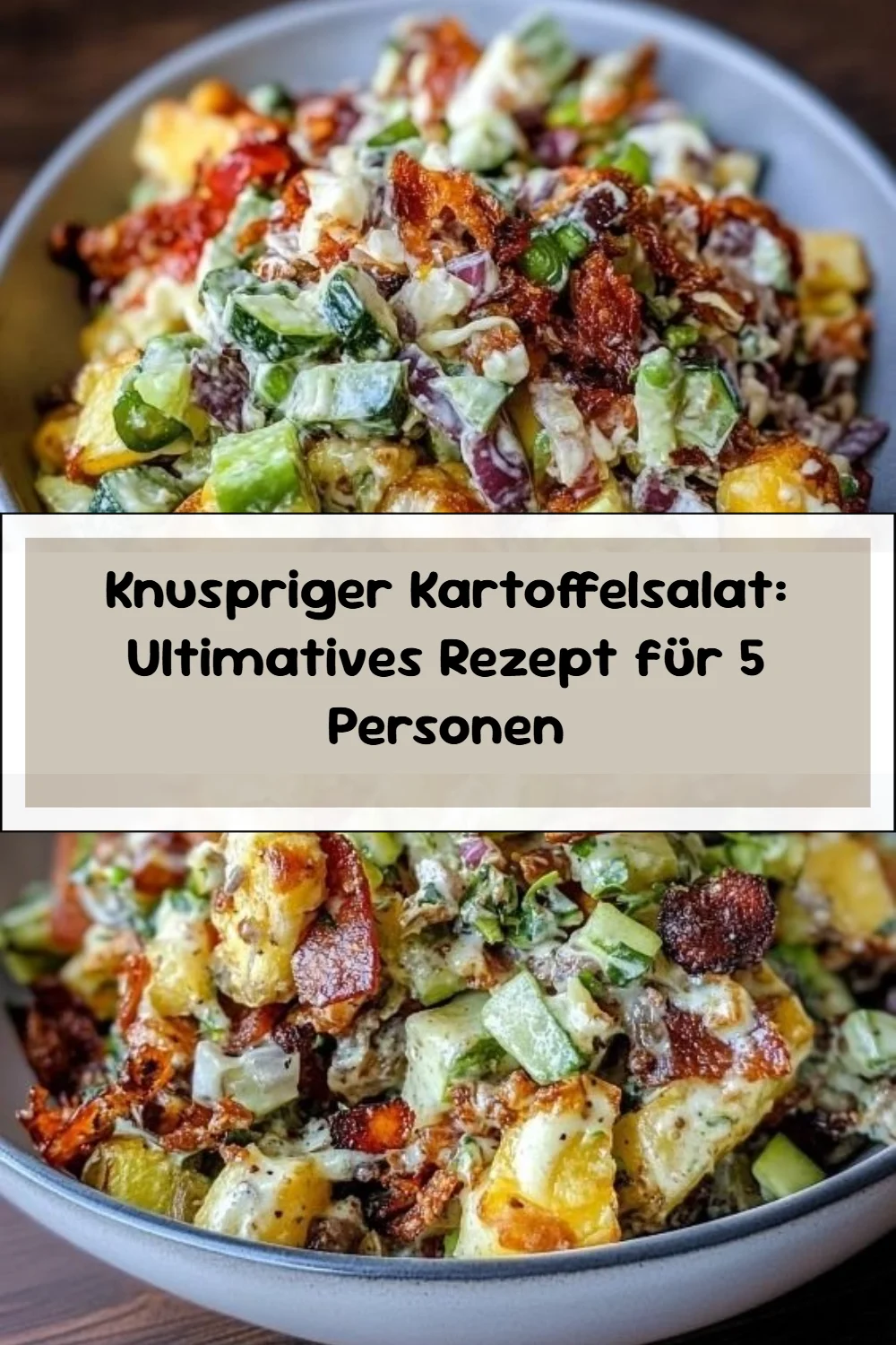 Knuspriger Kartoffelsalat: Ultimatives Rezept für 5 Personen