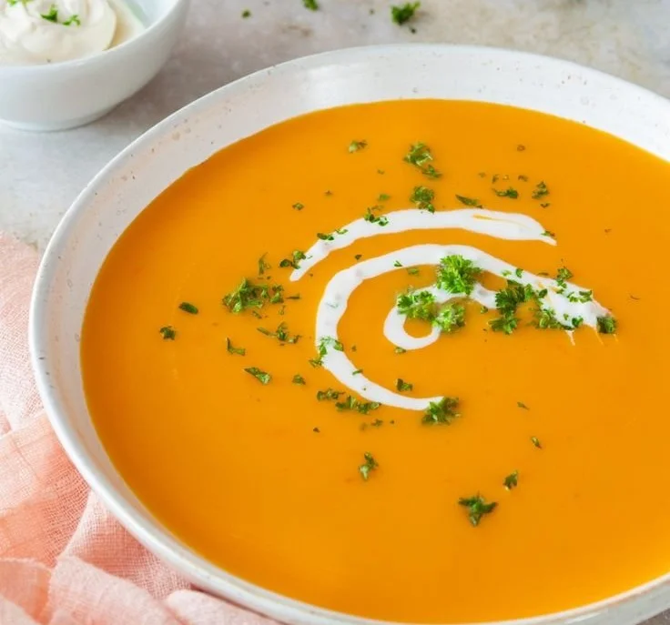 Klassische Kürbissuppe