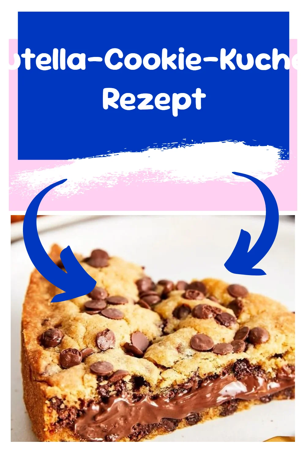 Nutella-Cookie-Kuchen Rezept