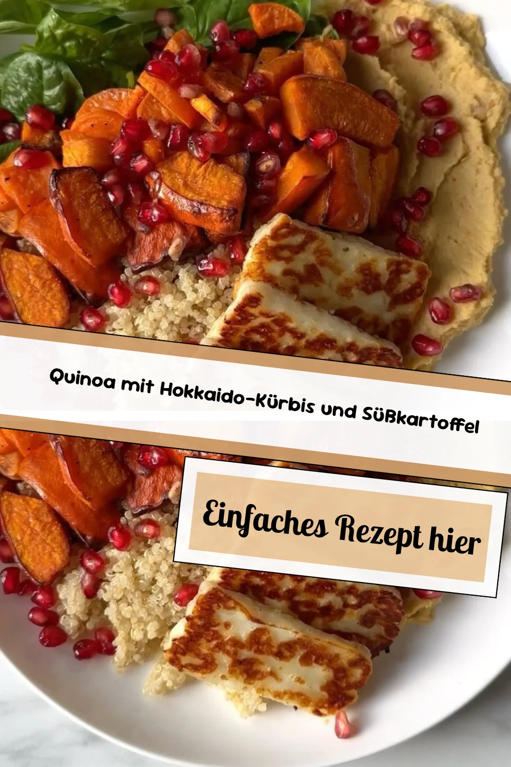 Quinoa mit Hokkaido-Kürbis und Süßkartoffel