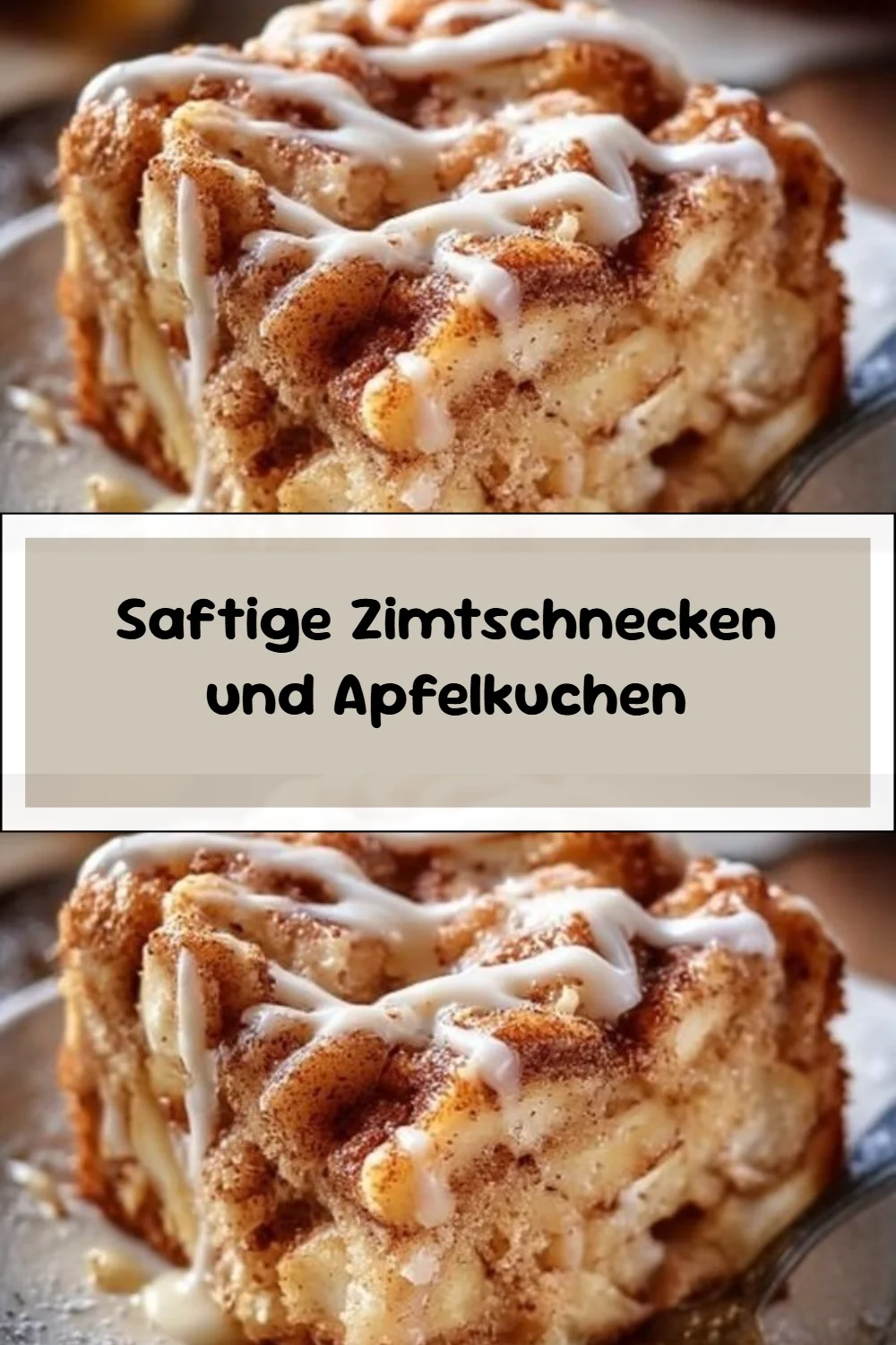 Saftige Zimtschnecken und Apfelkuchen