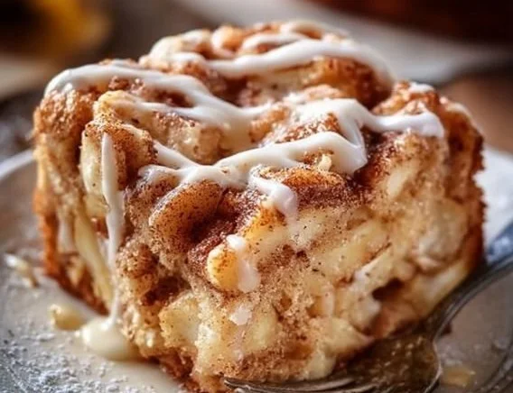Saftiger Zimtschnecken Apfelkuchen
