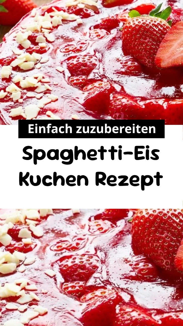 Spaghetti-Eis Kuchen Rezept
