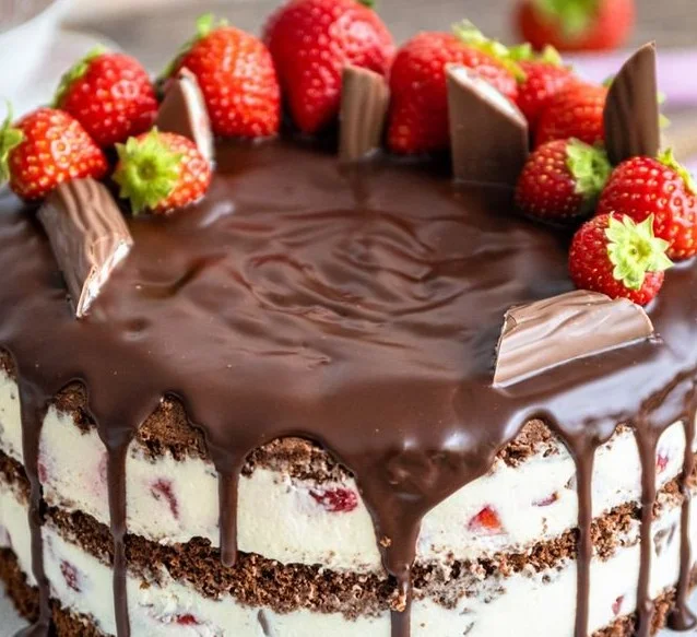 Yogurette-Torte mit Mascarpone