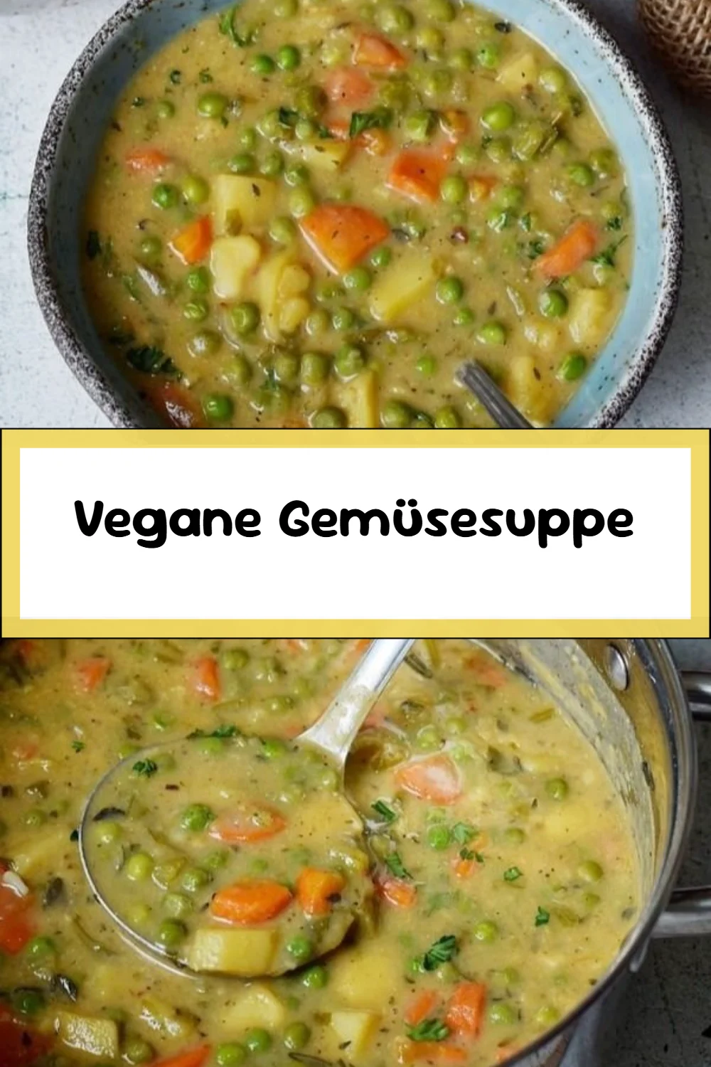 Vegane Gemüsesuppe