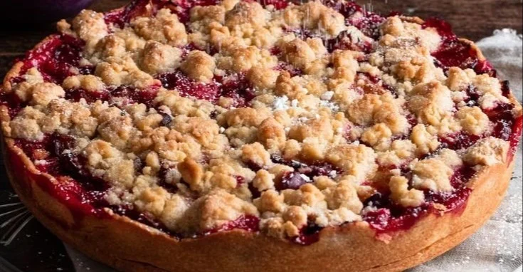 Zwetschgenkuchen mit Streusel